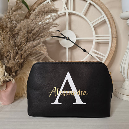 Pochette beauty saffiano grande