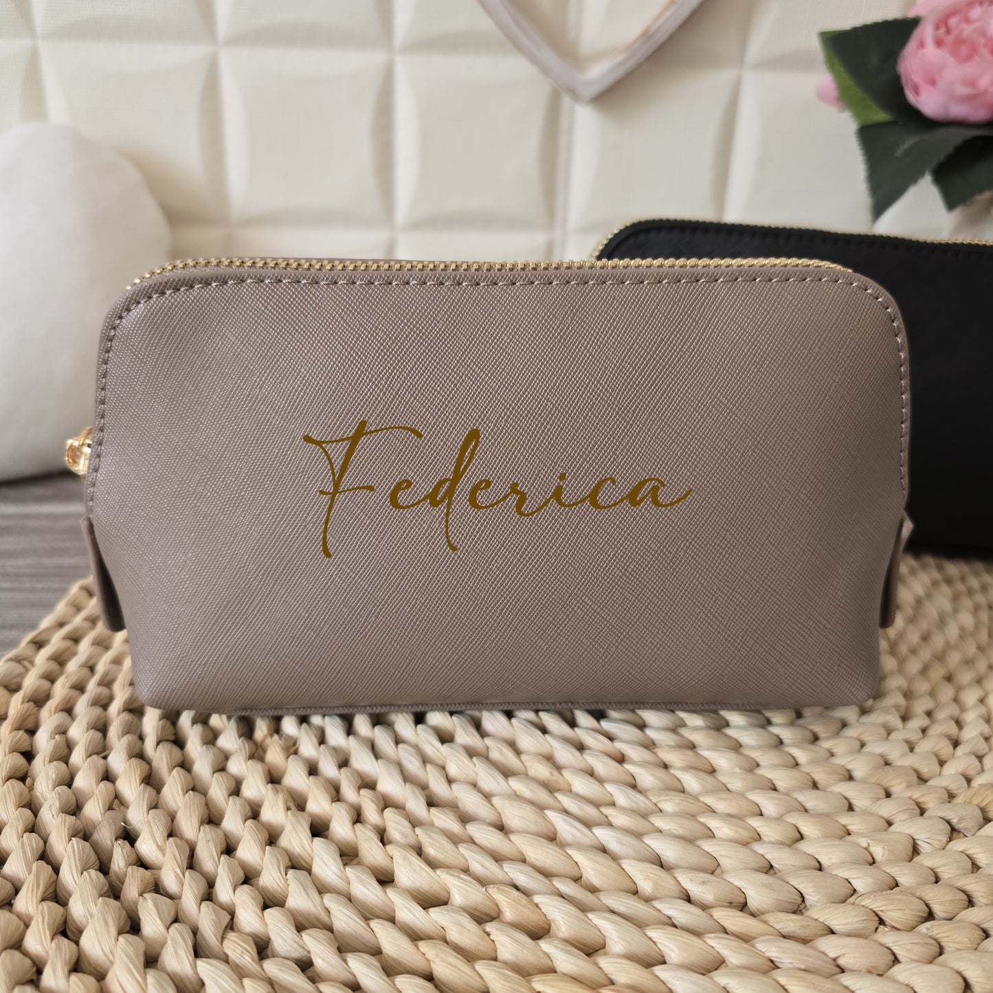 Pochette beuty saffiano
