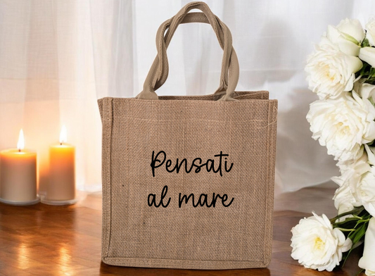 Borse iuta personalizzate
