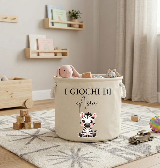 Cesta porta giochi