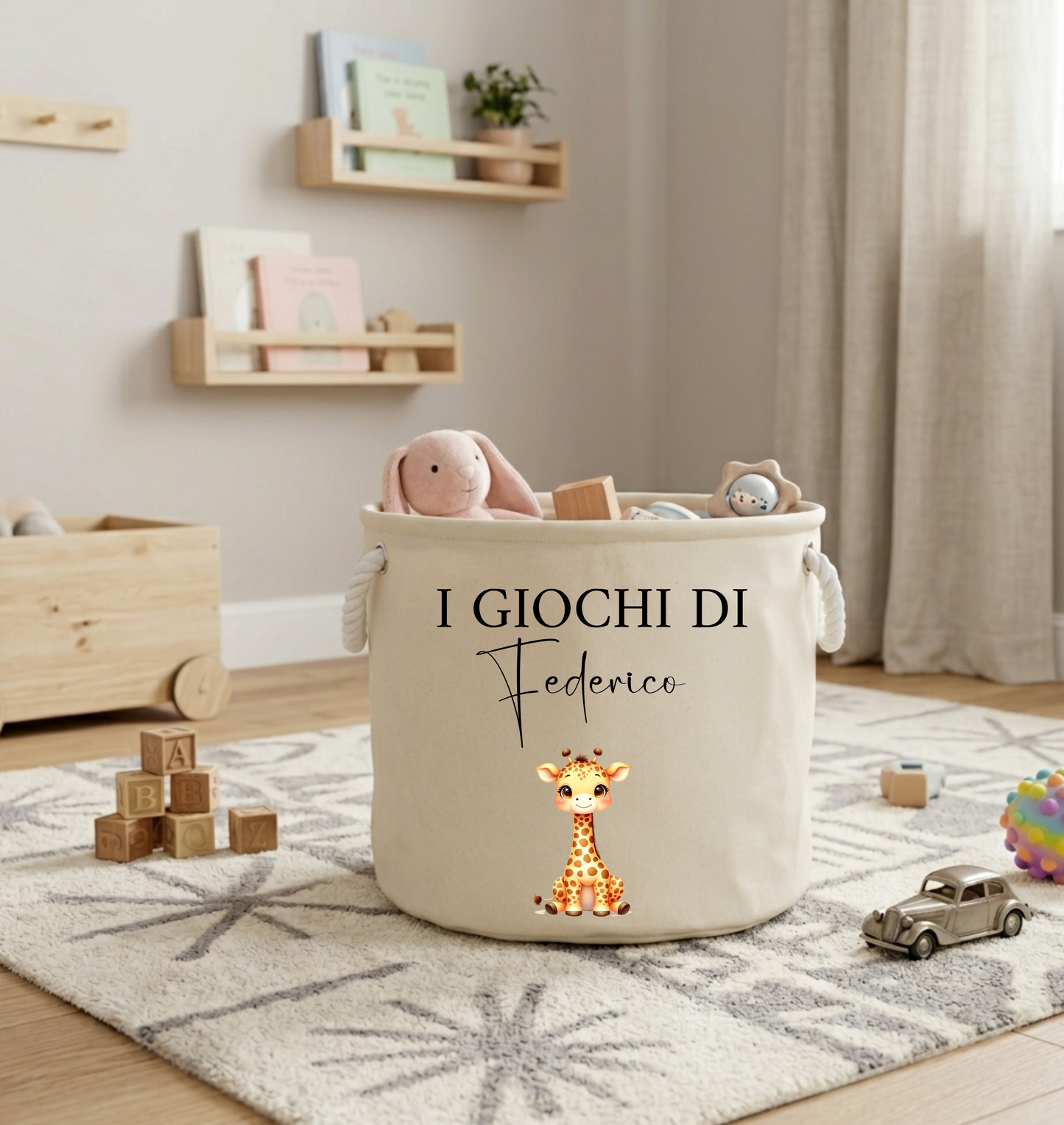 Cesta porta giochi
