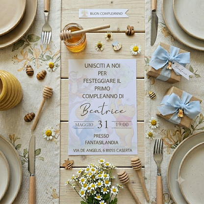 Inviti compleanno Winnie the pooh