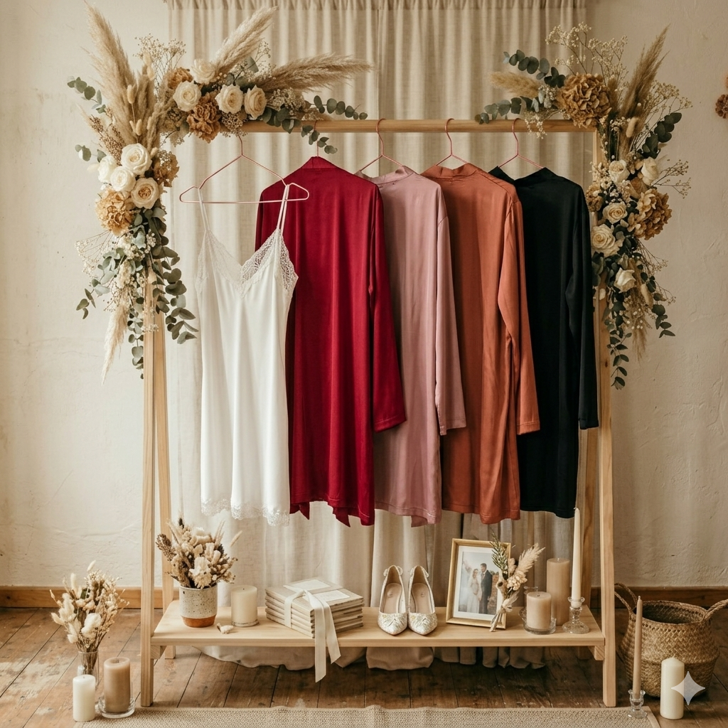 Vestaglia e sottoveste personalizzata