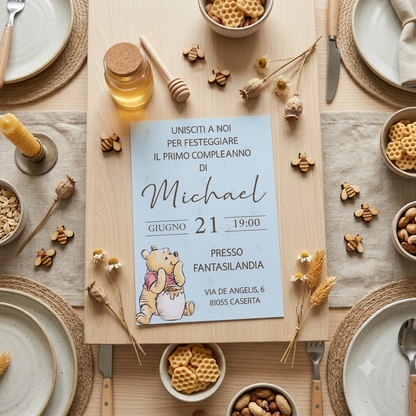 Inviti compleanno Winnie the pooh