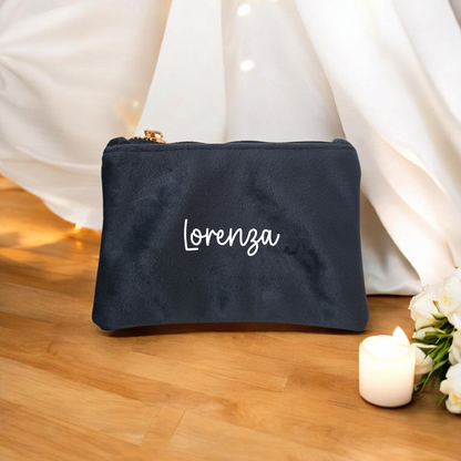 Pochette velluto personalizzata