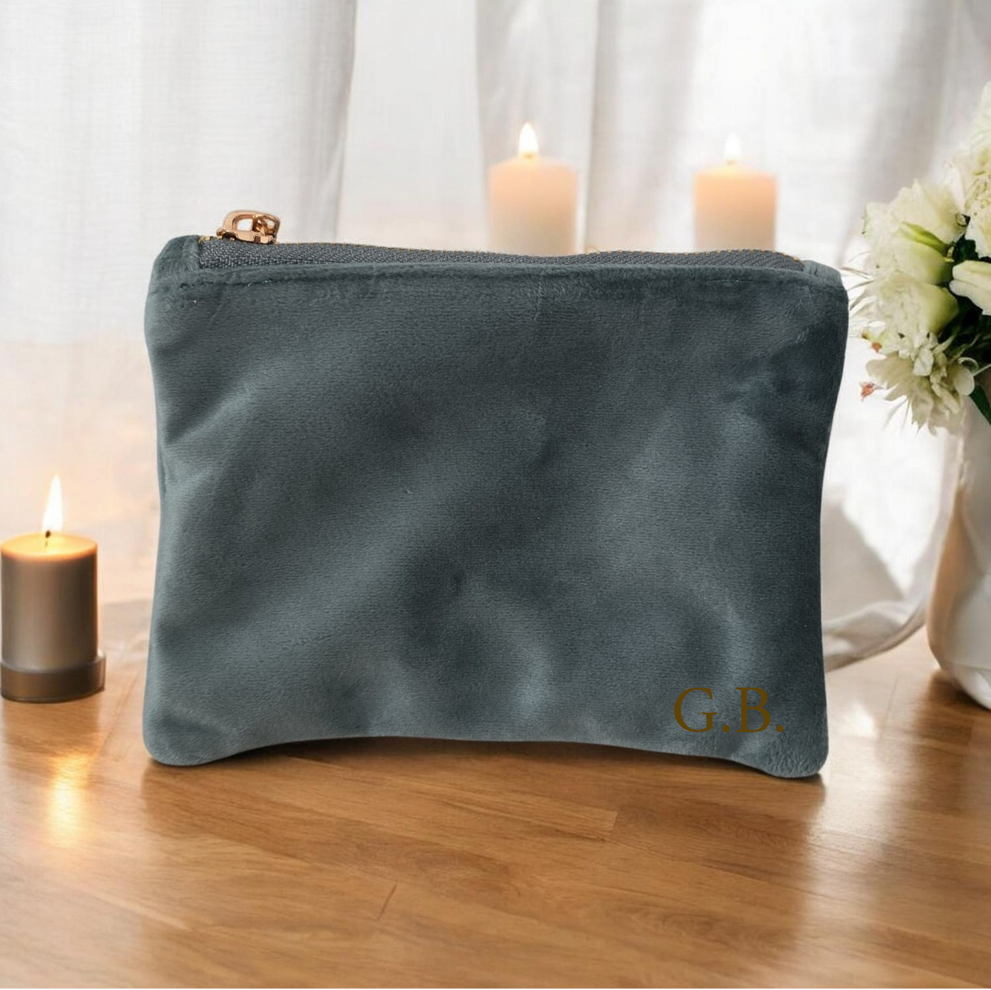 Pochette velluto personalizzata