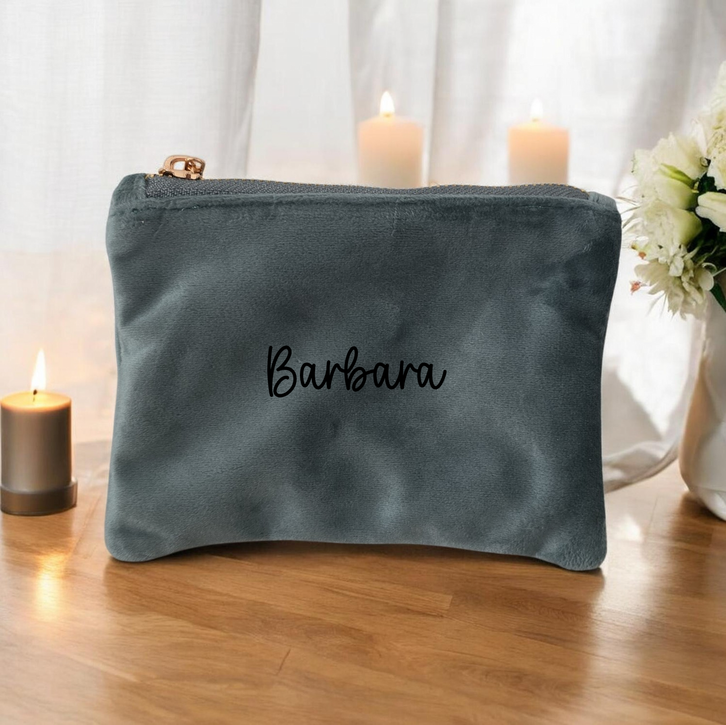 Pochette velluto personalizzata