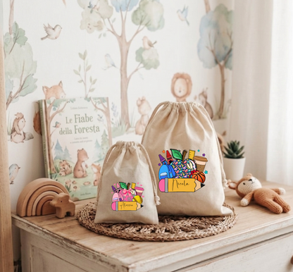 Sacche cambio o scuola personalizzate